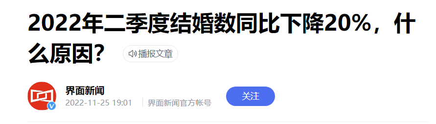 2021年我国结婚人数:764.3万人；2011年全国共结婚登记1302.4万对，比上年增长4.9%插图7